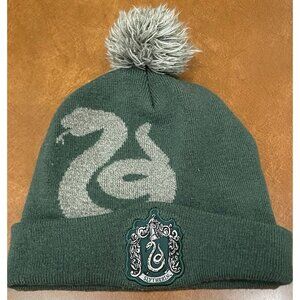 Slytherin Beanie Hat Harry Potter Universal Studios Snake‎ Green Winter Pom Pom